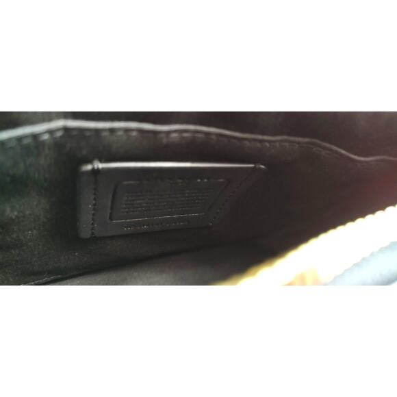 Coach Jes Baguette Brown w/Mini Roses Crossbody Small NWT C6823 Aug 2021 L Strap - Picture 8 of 13